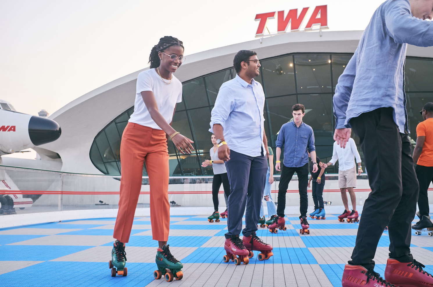 Marco x Skaterobics at the TWA hotel