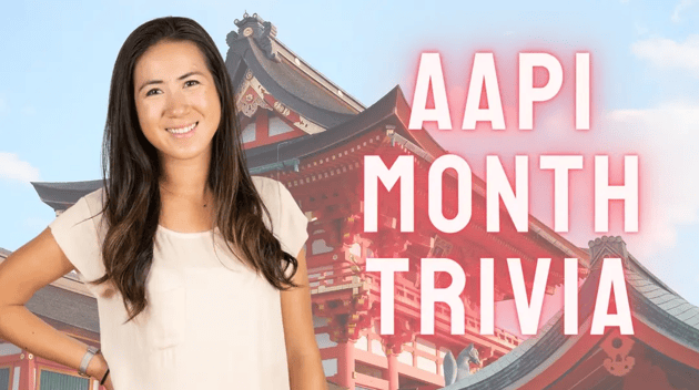 A graphic for AAPI Month Trivia experience
